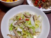 Gambar tumis jamur putih