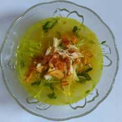 A picture of Soto Ayam Sederhana.