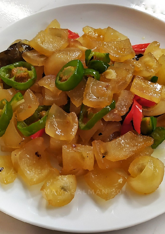 Foto resep Oseng oseng Kikil anti lengket