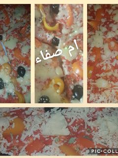 صورة لوصفة بيتزا ايطالية