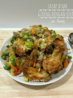 Foto resep Sayap Ayam Goreng Dengan Oseng Bawang
