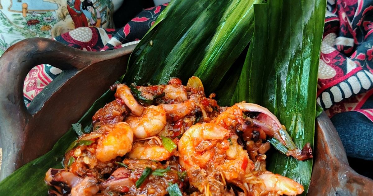 Tumis Udang Cumi Pedas