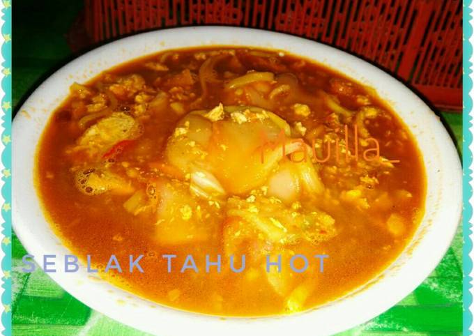 Bagaimana Membuat Seblak tahu hot irit tanpa bau amis, Enak Banget