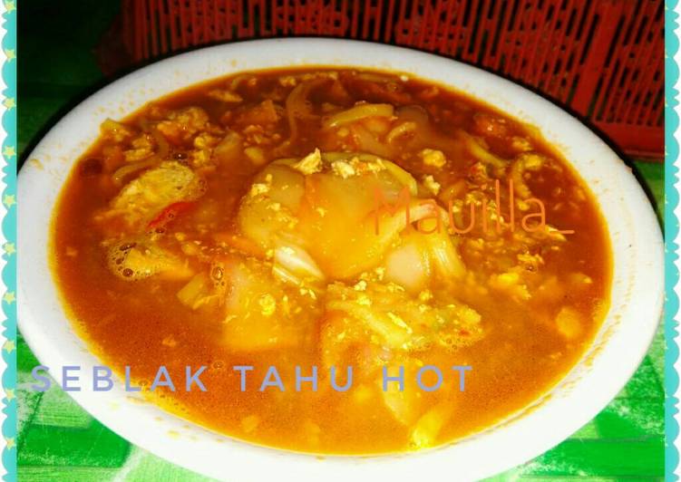  Resep  Seblak tahu  hot irit tanpa bau amis oleh Dapoer 