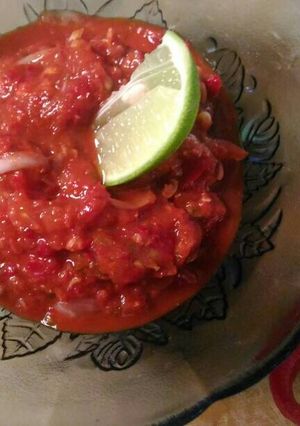 Foto resep Sambal mentah tomat