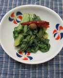 西式酸豆(capers)煮生菜