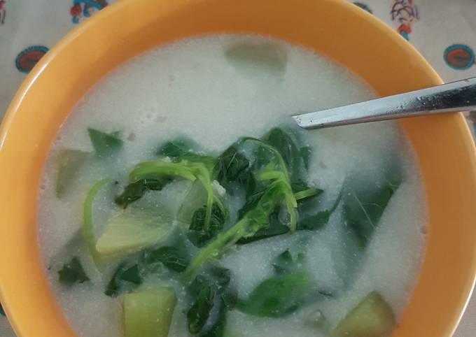 Bobor Bayam - Labu siam