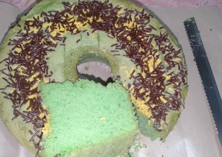 Bolu Pandan Santan 3 telu