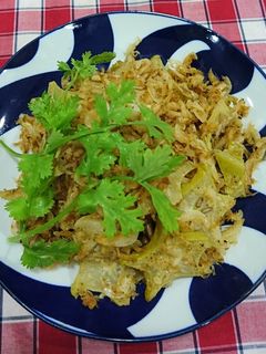 Hình của món Tép khô rang khế.