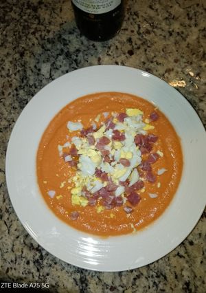 Una foto de Salmorejo cordobés
