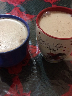 Una foto de Champurrado en licuadora