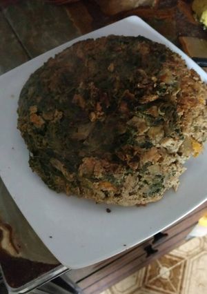 Una foto de Tortilla de espinaca (sin aceite)