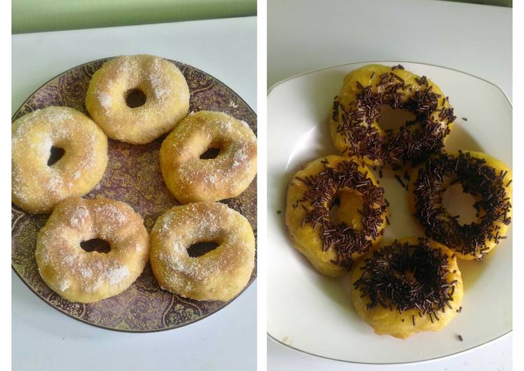 Donat labu kuning tanpa telur