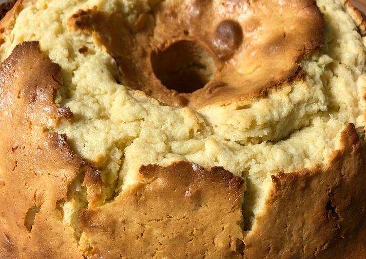 Recipe of Favorite Coconut cream cheese sour cream pound cake