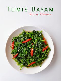 Foto resep Tumis Bayam Saus Tiram