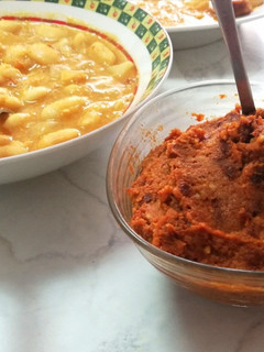 Una foto de Judiones Veganos con Sobrasada Vegetal - Exprés en 20 minutos