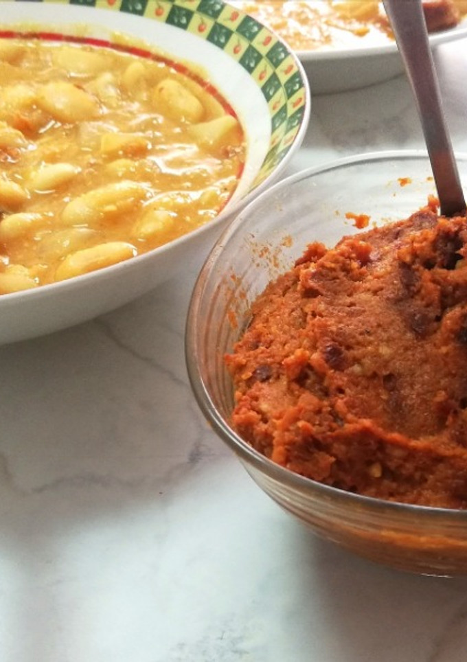 Una foto de Judiones Veganos con Sobrasada Vegetal - Exprés en 20 minutos