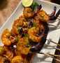 Easy Way Prepare Recipe Grilled Honey Prawns Skewers (Bali Style) that is Can Pamper Your Tongue, Addictive}