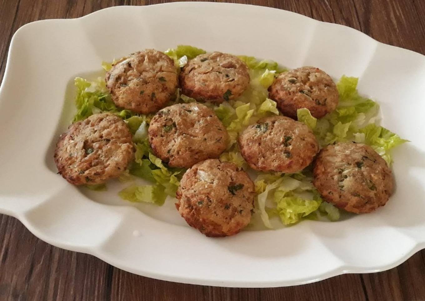 Tortitas de atún al horno