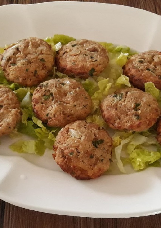 Una foto de Tortitas de atún al horno