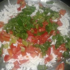 A picture of Paneer or tomato ka salad.