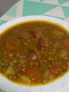 Una foto de Lentejas de toda la vida