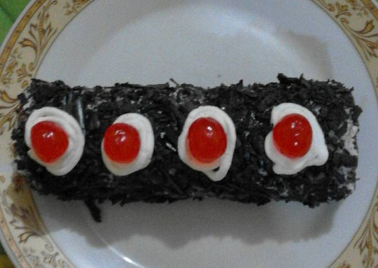 Blackforest roll kukus