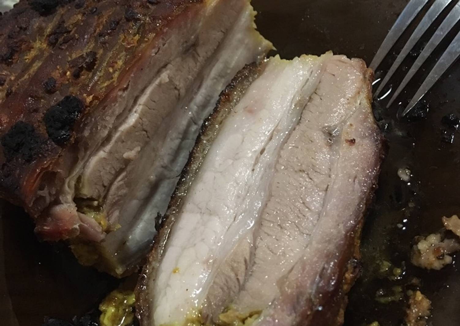 Грудинка свиная в духовке в фольге