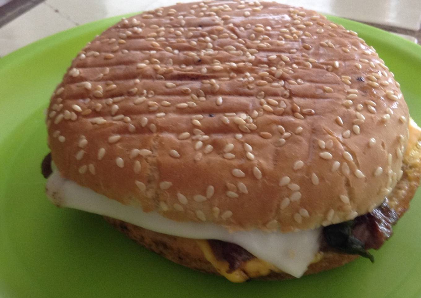 Hamburguesa de arrachera