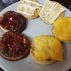 A picture of My Breakfast Crumpets to suit the family.