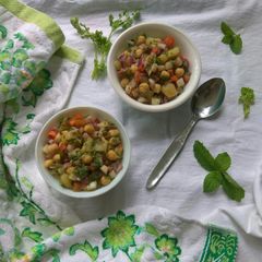 A picture of Chatpata Chana-Potato Salad.