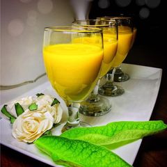A picture of Mango yoghurt.
