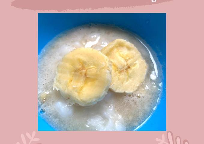 snack mpasi 8+ bubur sumsum pisang - resepenakbgt.com