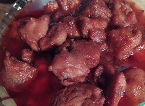 Foto resep Tunggir ayam bumbu merah