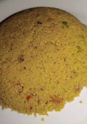 A picture of Mince meat couscous.