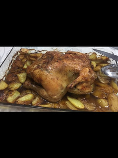 Una foto de Pollo al horno