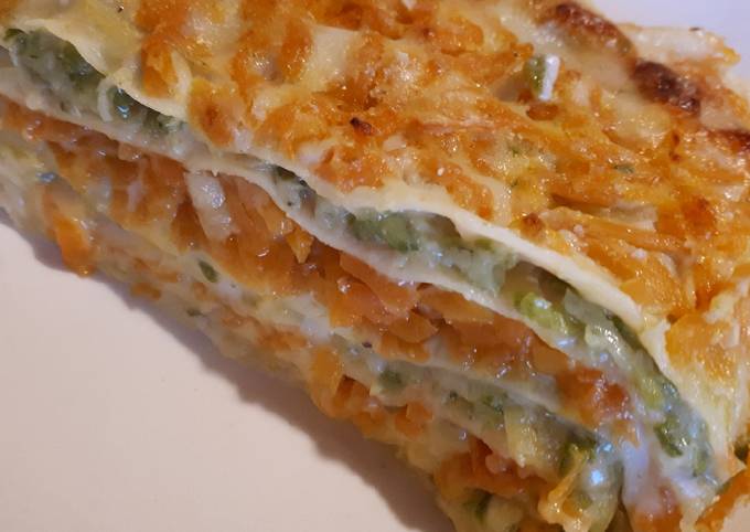 Lasagne zucchine e carote