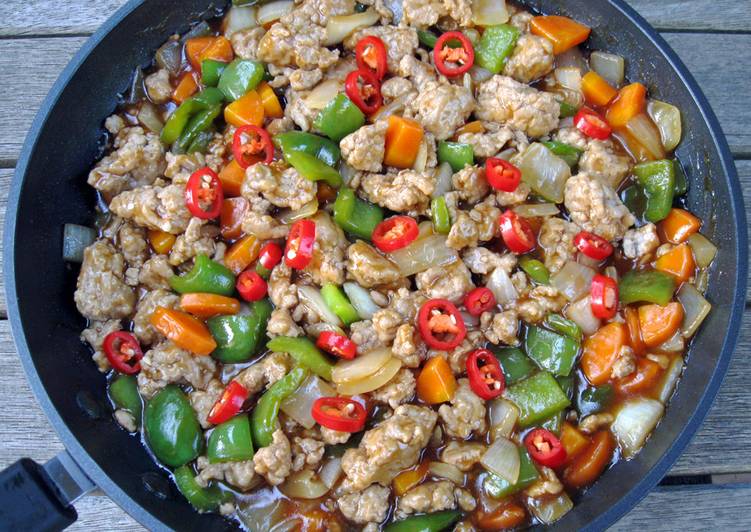 Recipe of Favorite Sweet &amp; Sour Pork Mince