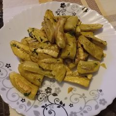 A picture of Roasted garlic bananas #themechallenge...cookingwithbananas.