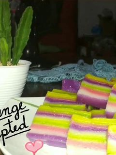 Foto resep Kue Lapis Tepung Beras Pelangi