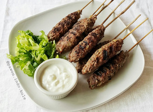 A picture of Beef Kofta Kebabs.
