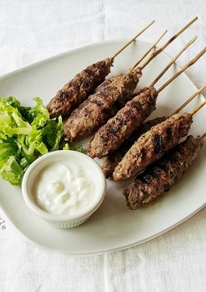 A picture of Beef Kofta Kebabs.