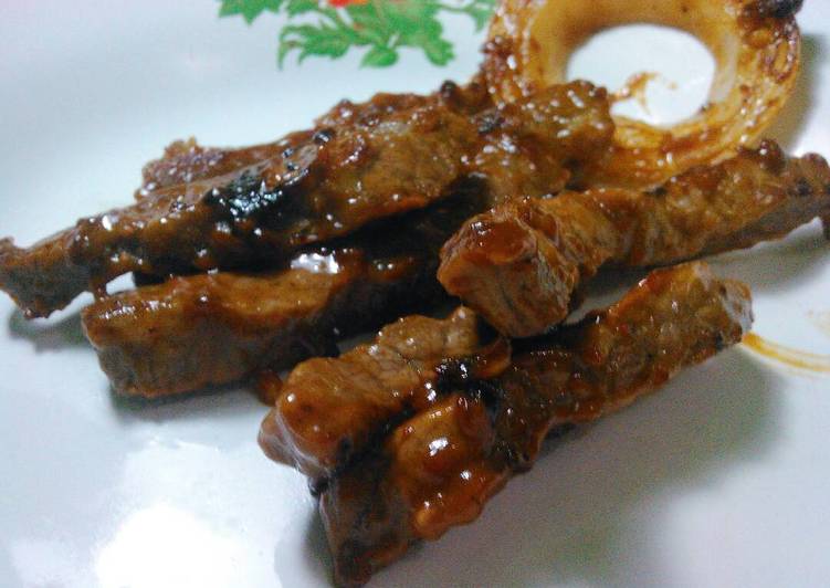 How to Prepare Tasty Daging panggang saus Barbeque Bumbu