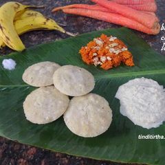 Banana Coconut Idly......kids special A picture of Banana Coconut Idly......kids special.