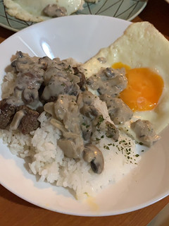 Foto resep Saikoro Beef with Mushroom Sauce