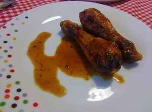 Una foto de Zancos de pollo a la cerveza