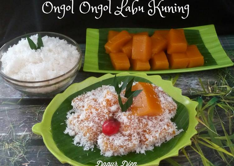 resep cara bikin Ongol Ongol Labu Kuning