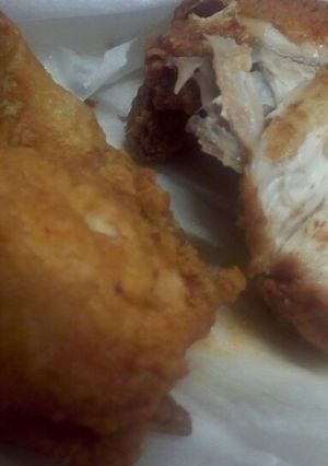 A picture of Fried chicken,.