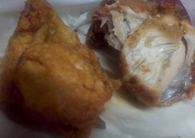 Fried chicken,