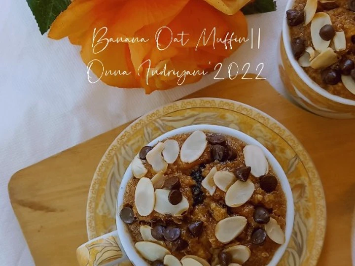 Langkah Gampang Membikin Resep  Banana Oat Muffin yang Lezat, Menggugah Selera